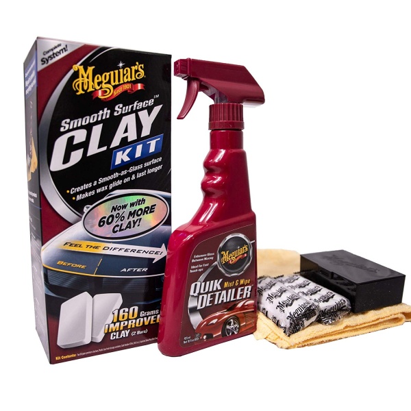 Meguiar's Kit Plaselina Curatare Smooth Surface Clay Kit 473ML G1016EU